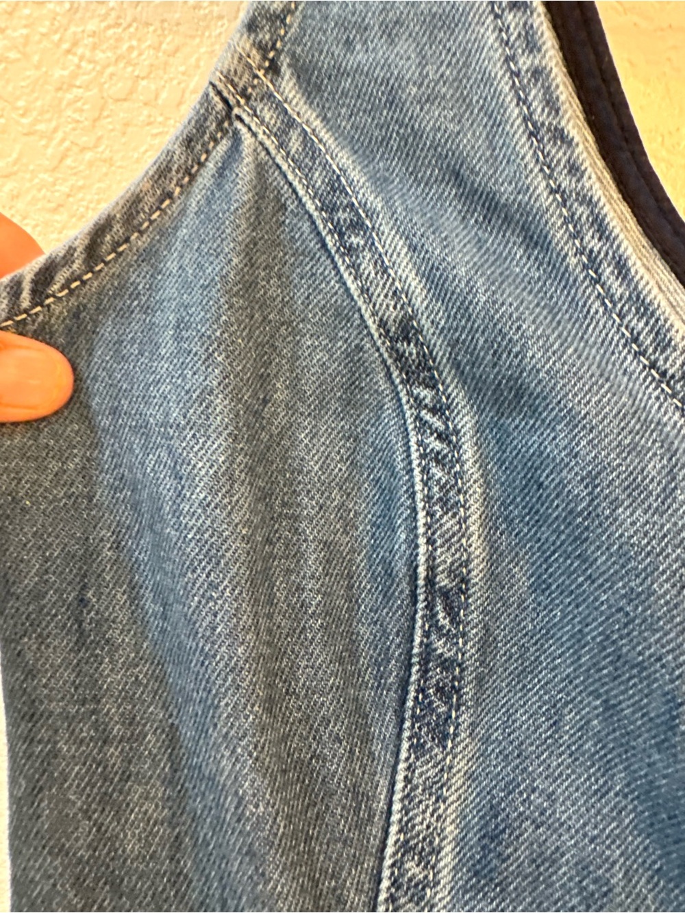 Marine Layer Daisy Mini Denim Button-Front 100% Cotton size XS Pockets - Picture 10 of 15